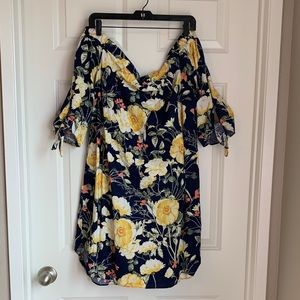 Off the Shoulder Shift Dress